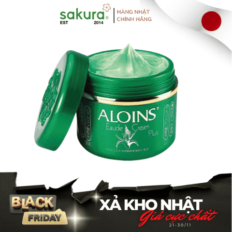 Kem Dưỡng Da Toàn Thân Lô Hội Aloins 180g - Hàng Nhật nội địa