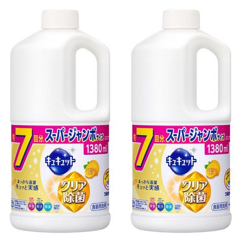 (Big Sale) Nước rửa bát KAO hương chanh 1380ml