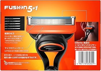 Set 10 Đầu Thay Thế Gillette Fusion 5 lưỡi kép - Hàng Nhật nội địa