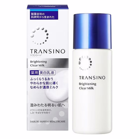 Sữa dưỡng trắng da cấp ẩm sâu Transino Brightening Clear Milk 100ml - Hàng Nhật nội địa