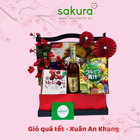 Giỏ quà Tết Nhật Bản Xuân An Khang