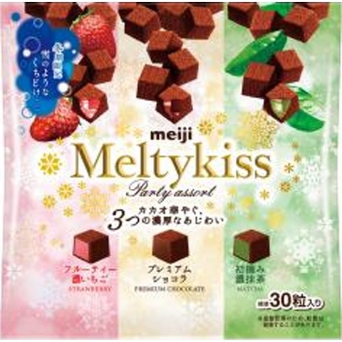 Socola tươi vị tổng hợp Meiji Meltykiss 121gr - Hàng Nhật nội địa