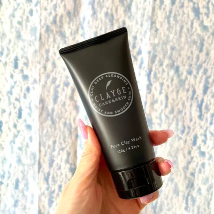 Sữa rửa mặt Clayge màu đen 120g (hút bã nhờn, dưỡng ẩm, làm mịn da) - Hàng Nhật nội địa