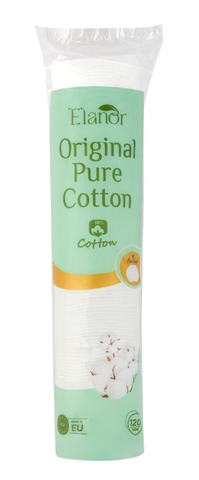 Bông tẩy trang EU, cotton tự nhiên 120 miếng- Hàng Nhật nội địa