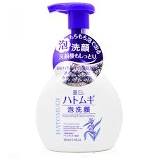 Bọt Rửa Mặt Hatomugi Ý Dĩ Dưỡng Ẩm, Trắng Da 160ml - Hàng Nhật nội địa