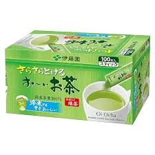 Bột trà xanh nguyên chất Itoen Oi Ocha Sarasara Matcha 100 túi nhỏ - Hàng Nhật nội địa