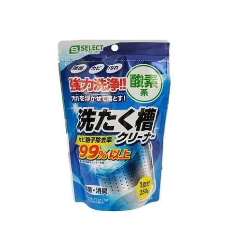 Bột vệ sinh lồng máy giặt siêu sạch S Select 250g - Hàng Nhật nội địa