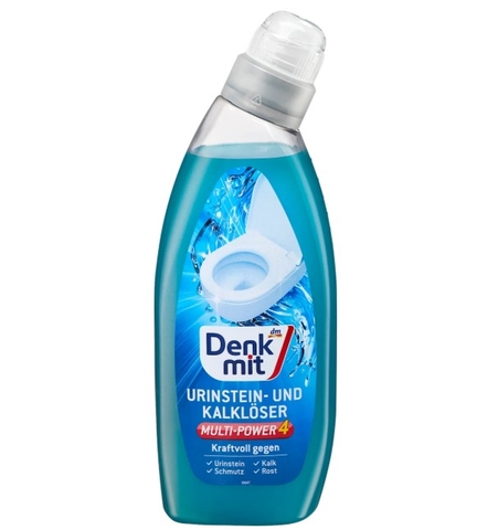 Dung dịch tẩy đa năng nhà vệ sinh, bồn cầu Denkmit 750ml ( hương tự nhiên)