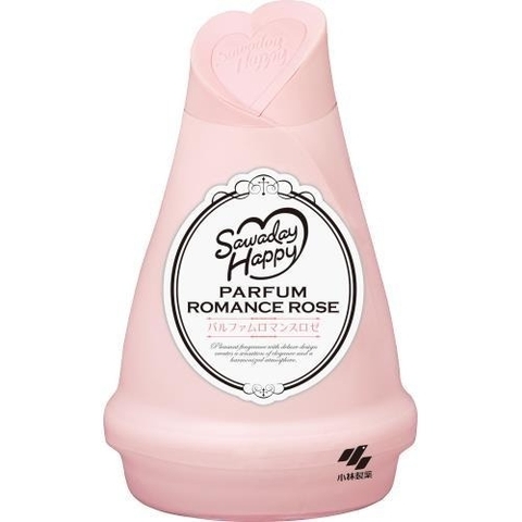 Sáp thơm phòng hương hoa hồng Sawaday Kobayashi, 120g - Hàng Nhật nội địa