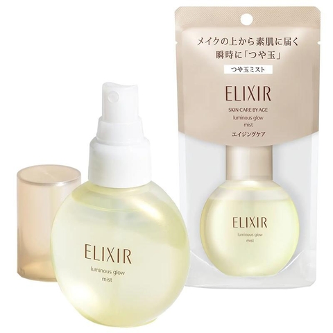 Xịt khoáng dưỡng da Elixir dưỡng ẩm tức thì 80ml - Hàng Nhật nội địa