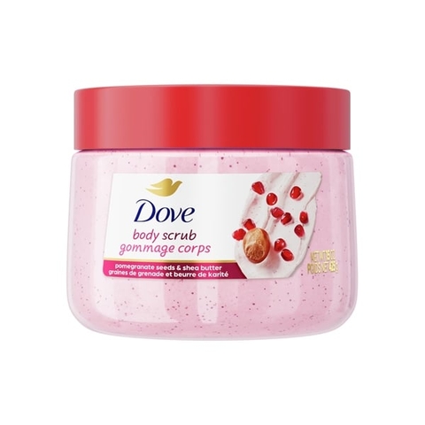 Tẩy Tế Bào Chết Dove Body Scrub Gommage Corps 425g (mùi lựu) - Hàng Nhật nội địa