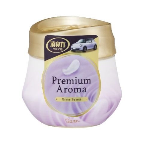 Gel khử mùi và làm thơm ô tô Premium Aroma 90g hương mẫu đơn thanh lịch  - Hàng Nhật nội địa