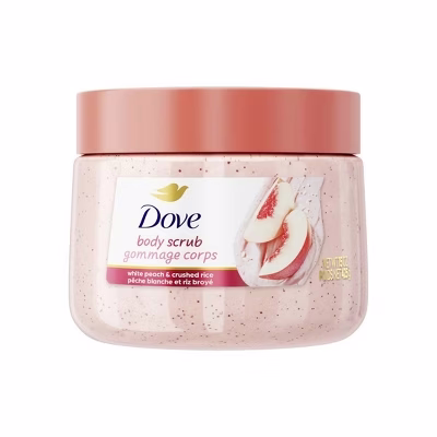Tẩy Tế Bào Chết Dove Body Scrub Gommage Corps 425g (hương đào) - Hàng Nhật nội địa