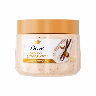Tẩy Tế Bào Chết Dove Body Scrub Gommage Corps 425g (vani& mắc ca) - Hàng Nhật nội địa