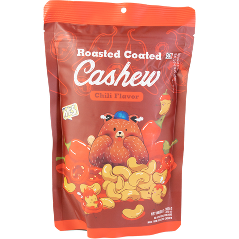 Hạt Điều Indo IYES Cashew Rang Tẩm Vị Tỏi Ớt 100g - Hàng Nhật nội địa