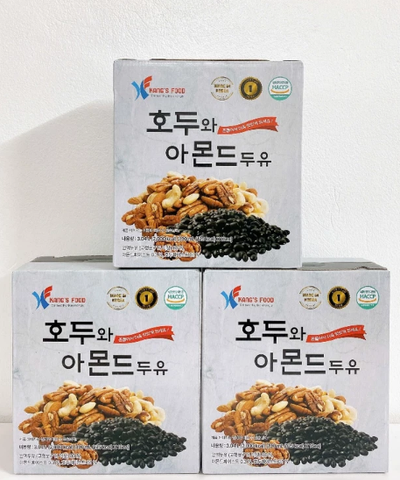 Sữa hạt Macca, hạnh nhân, óc chó KSun Hàn Quốc ( thùng 16 hộp x 190ml) - Hàng Nhật nội địa