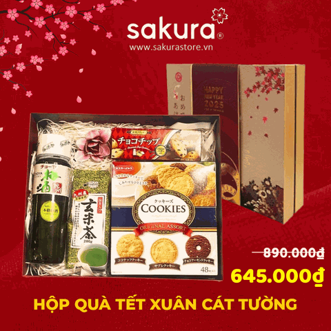 Hộp quà tết Nhật Bản Xuân Cát Tường