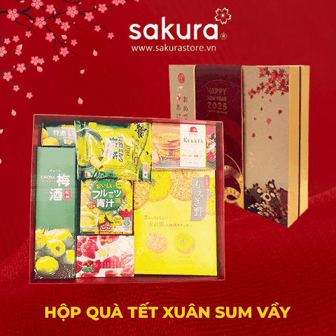 Hộp quà tết Nhật Bản Xuân Sum Vầy