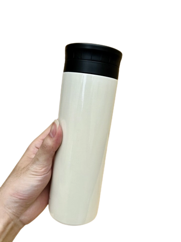 Bình giữ nhiệt cao cấp Coco Café 500ml (màu trắng) - Hàng Nhật nội địa