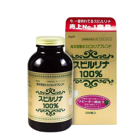 Tảo xoắn Spirulina 2200 viên - Hàng Nhật nội địa