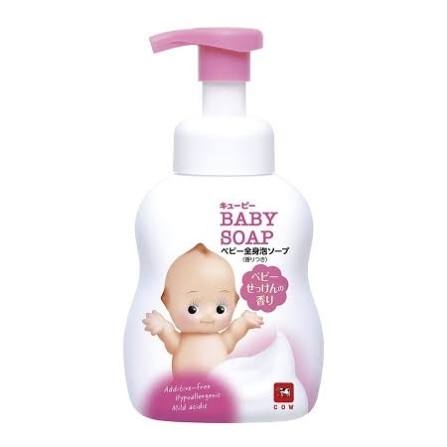 Sữa Tắm Tạo Bọt Cow Baby Soap Cho Bé 400ml ( Hồng) - Hàng Nhật nội địa
