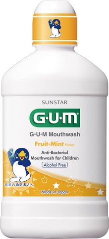 Nước súc miệng nha khoa Sunstar GUM dành cho trẻ em 250ml - Hàng Nhật chính hãng