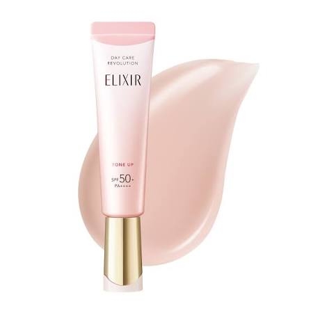 Sữa Chống Nắng Elixir Nâng Tông, Ngừa Lão Hóa 35g - Hàng Nhật nội địa