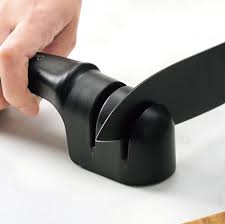 Dụng cụ mài sắc dao 2 cấp độ, tay cầm chống trượt Kakusee - Hàng Nhật nội địa