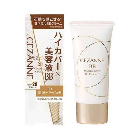 Kem nền trang điểm chống nắng Cezanne BB cream màu 00 (sáng) - Hàng Nhật nội địa