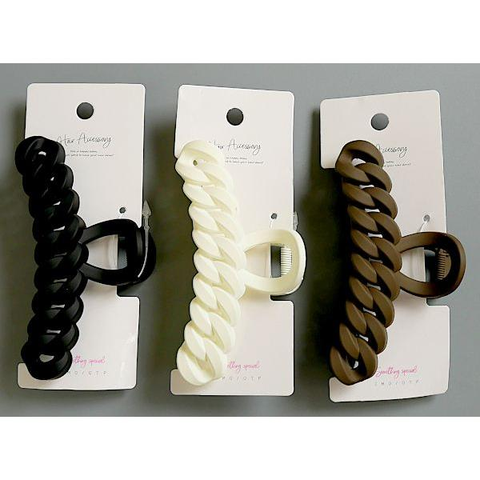 Kẹp tóc càng cua Mitsuki size M (dạng xoắn) - Hàng Nhật nội địa