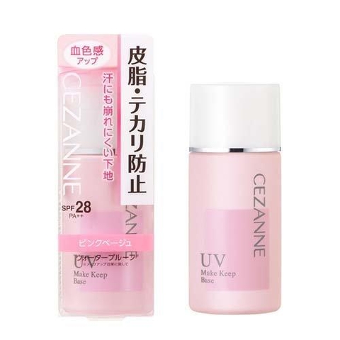 Kem lót trang điểm Cezanne Make Keep Base Pink Beige SPF28 PA++ tone hồng tự nhiên  – Hàng Nhật nội địa