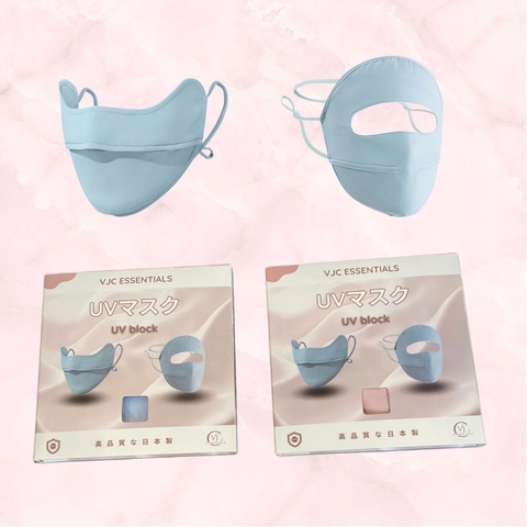 Khẩu trang chống nắng VJC Essentials UV Block Nhật Bản (Full mặt) - Hàng Nhật nội địa