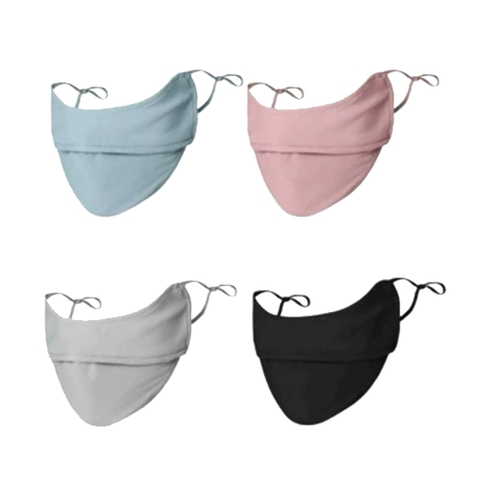 Khẩu trang chống nắng VJC Essentials UV Block Nhật Bản (Nửa mặt) - Hàng Nhật nội địa