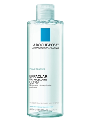 ( Pháp) Nước Tẩy Trang La Roche-Posay Cho Da Dầu, Nhạy Cảm 400ml Effaclar Micellar Water Ultra Oily Skin - Hàng Nhật nội địa