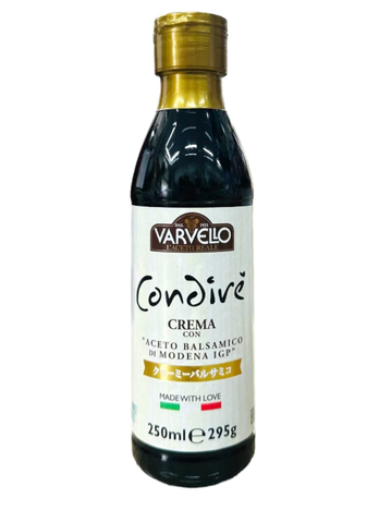 Giấm Nho Varvello Condive Gourmet Cream 295g (Chai 295g) - Hàng Nhật nội địa (K có ảnh)