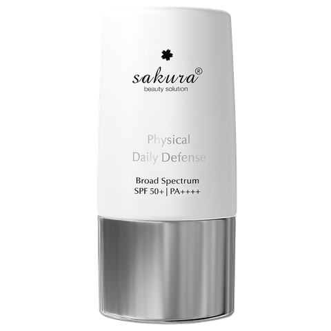 KEM CHỐNG NẮNG VẬT LÝ SAKURA PHYSICAL DAILY DEFENSE SPF 50+ PA++++