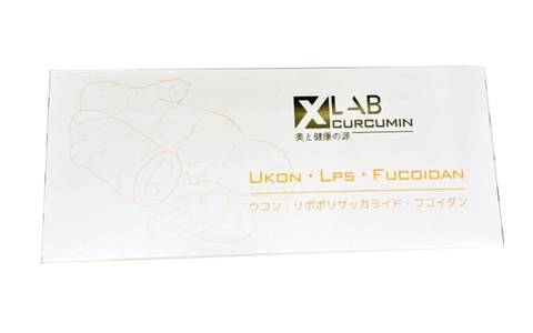 Nước nghệ Nano Xlab Curcumin Ukon LPS Fucoidan 20ml x 30 - Hàng Nhật nội địa