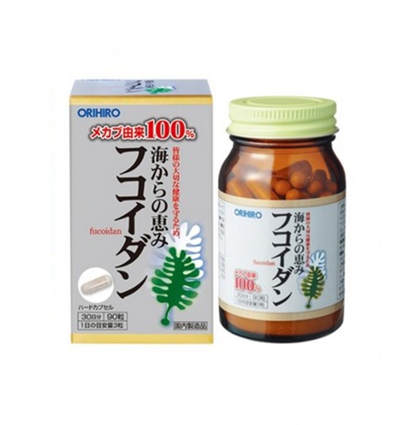 Tảo Fucoidan Orihiro Hỗ Trợ Chống Ung Thư 90 Viên- Hàng Nhật nội địa