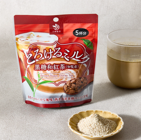 Sữa hồng trà đường đen  Chiran gói 85gr - Hàng Nhật nội địa