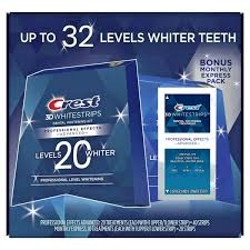 Miếng dán trắng răng Crest 3D Whitestrips professional effects ( dán theo liệu trình) - Hàng Nhật nội địa