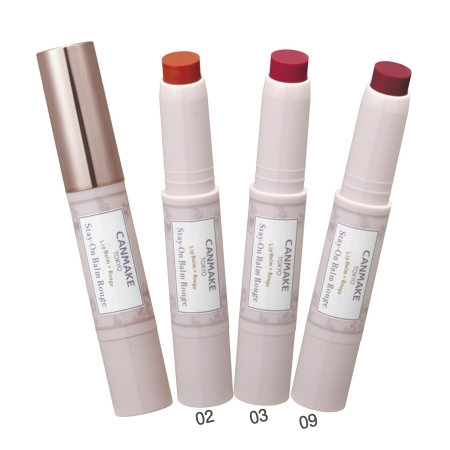 Son dưỡng môi Canmake Stay On Balm Rouge có màu chống nắng 2.7g màu 03 - Hàng Nhật nội địa