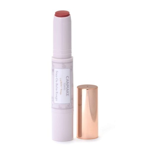 Son dưỡng môi Canmake Stay-on Balm Rouge có màu SPF11 PA+ 2.8g - màu 09 đỏ tươi - Hàng Nhật nội địa