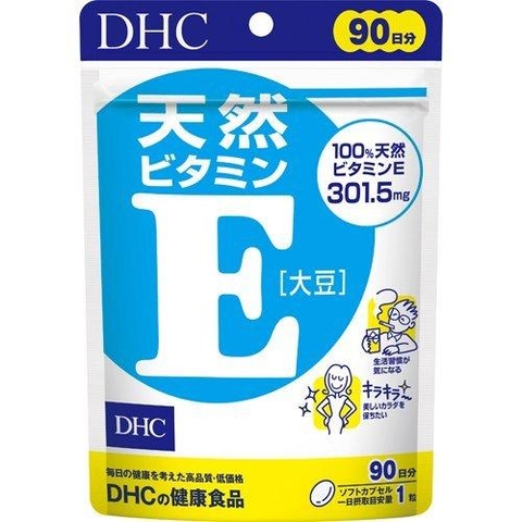 Viên uống bổ sung vitamin E DHC Natural Soy 90 viên ( 90 ngày)- Hàng Nhật chính hãng