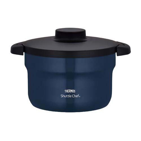 Thermos - Nồi ủ chân không KBJ-3002 màu xanh navy 3 lít - Hàng Nhật nội địa
