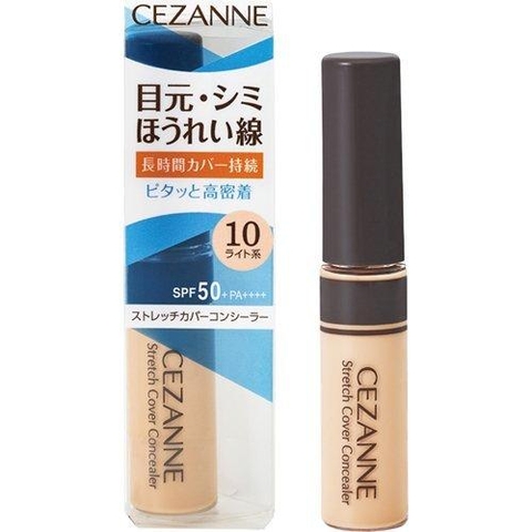 Kem che khuyết điểm chống nắng Cezanne Stretch Cover Concealer màu 10 ( sáng ) - Hàng Nhật nội địa
