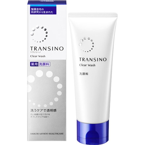 Sữa Rửa Mặt Trắng Da Ngừa Thâm Sạm Nám Transino Clear Wash Ex 100g