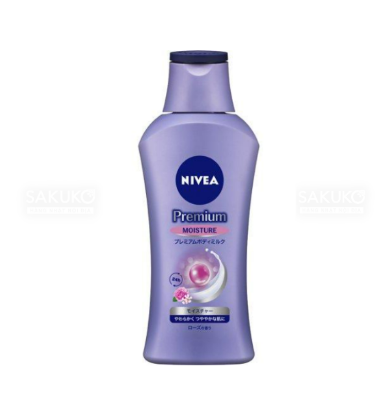 Sữa dưỡng thể cao cấp Nivea Premium dưỡng ẩm 190g - Hương Hoa hồng - Hàng Nhật nội địa