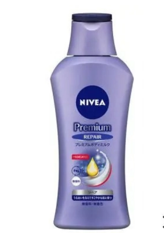 Sữa dưỡng thể cao cấp Nivea Premium dành cho da thô ráp 190ml - Không mùi / Không màu - Hàng Nhật nội địa