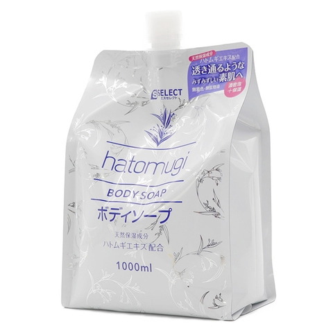 SỮA TẮM DƯỠNG ẨM VÀ LÀM SÁNG DA S SELECT (GÓI REFILL) 1000ml - Hàng Nhật nội địa