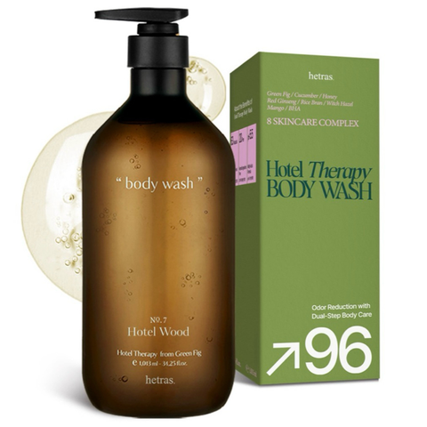 ( Hàn Quốc) Sữa Tắm Hetras Hotel Therapy Body Wash 1013ml NO.12 Santal Fresh ( Gỗ đàn hương)